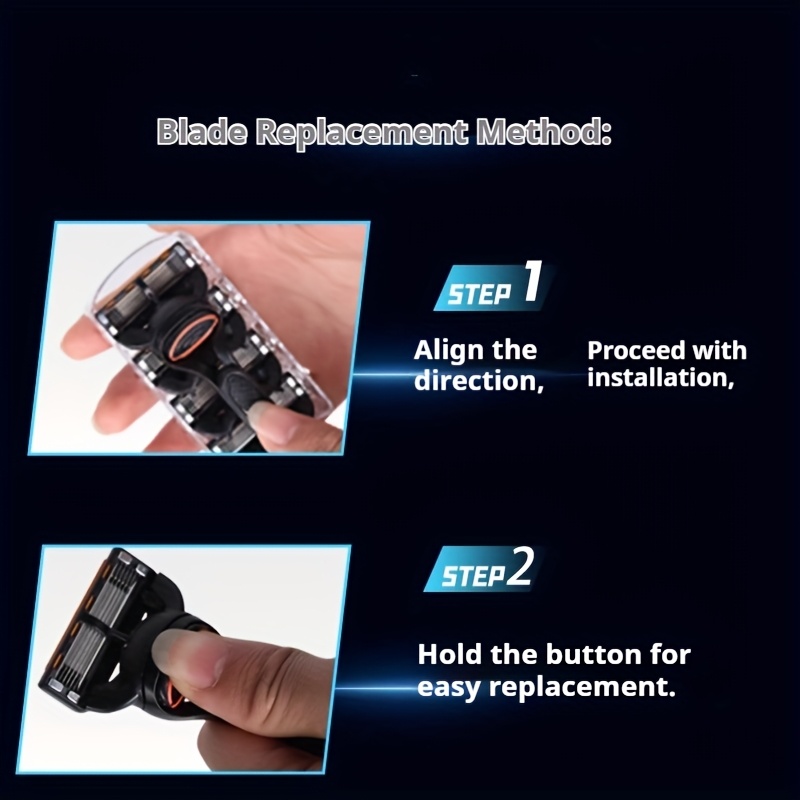Men's 6-Layer Stainless Steel  - Safety Razor Handle 评论和价格