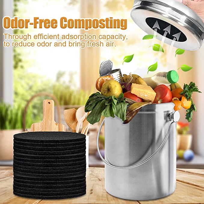 16 Pieces Compost Bin Bucket F - Compost Bin 评论和价格