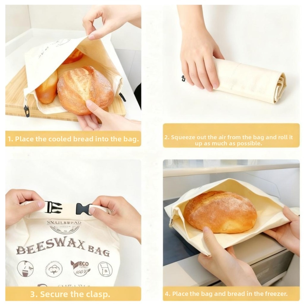 Reusable Beeswax Bread Bags Be - Reusable Bag 评论和价格