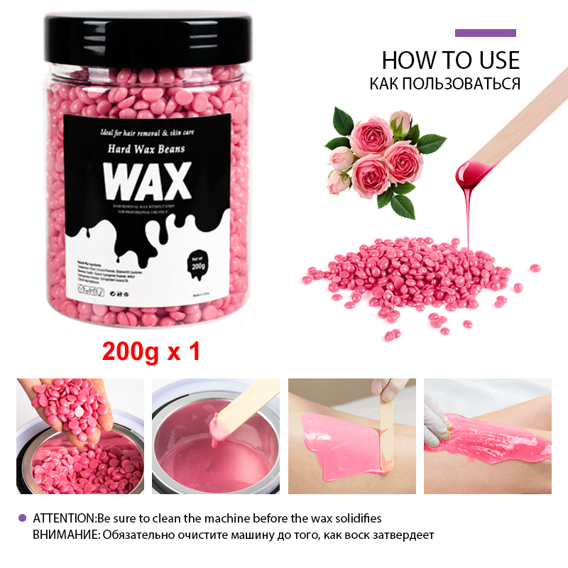 200g/400g Depilatory Wax Beans - Beeswax Wrap 评论和价格