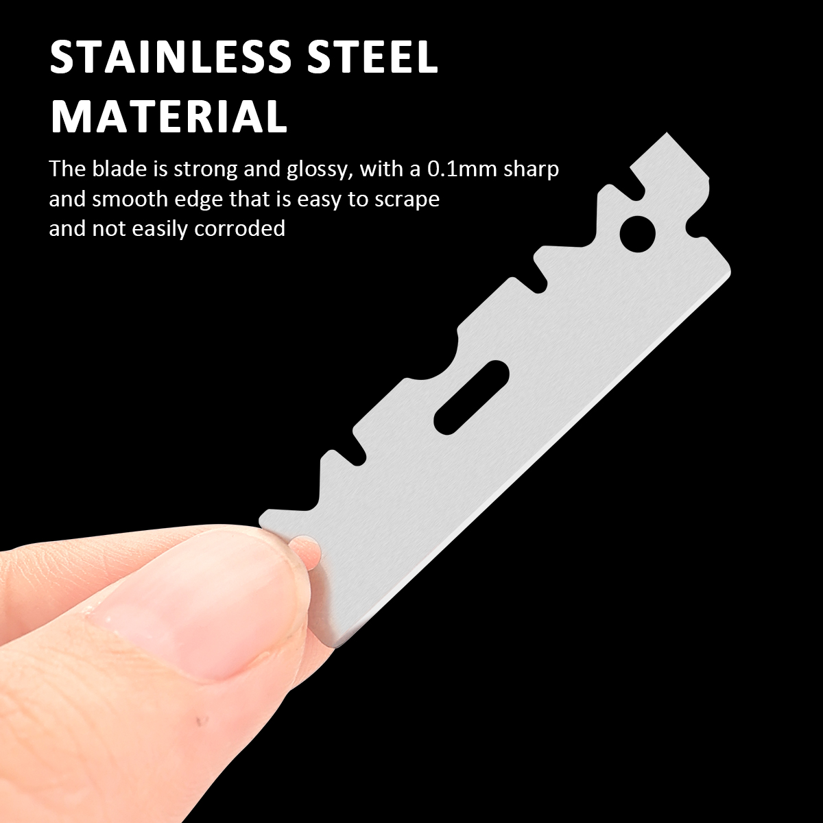 100pcs Stainless Steel Safety  - Safety Razor Handle 评论和价格