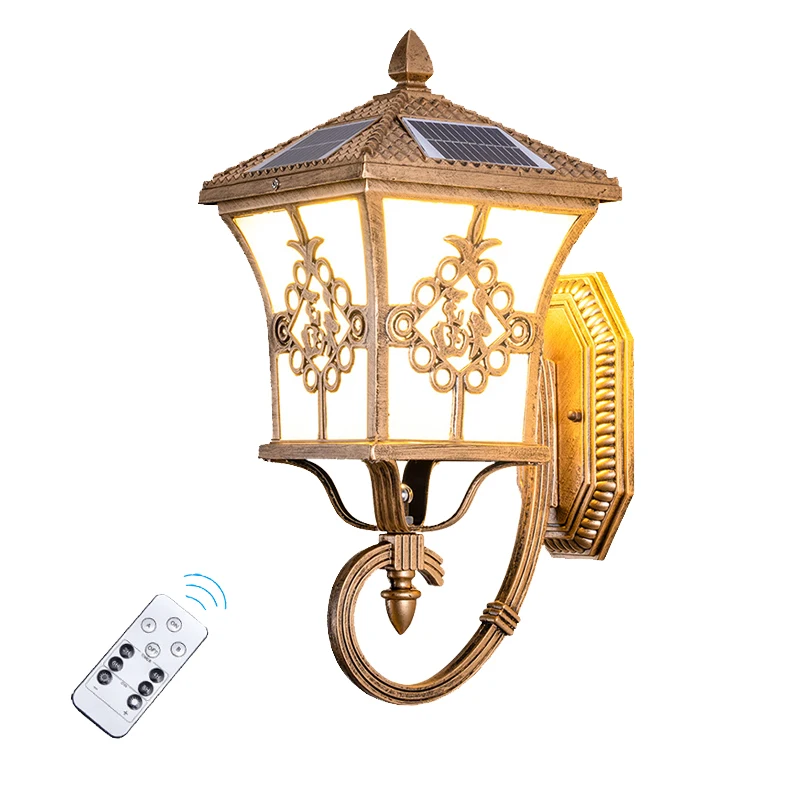 Outdoor European Style Solar P - Solar Garden Light 评论和价格