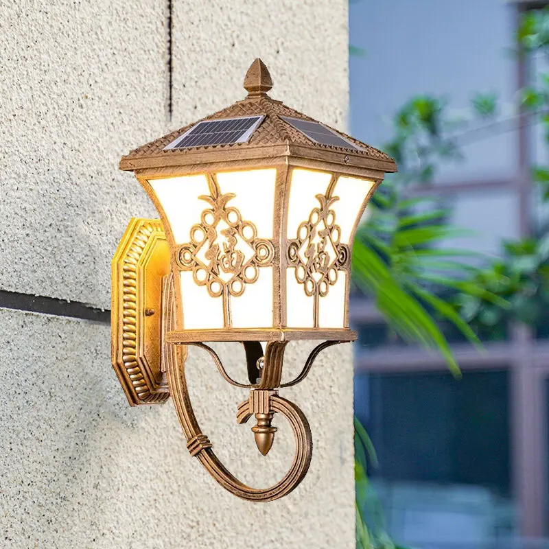 Outdoor European Style Solar P - Solar Garden Light 评论和价格