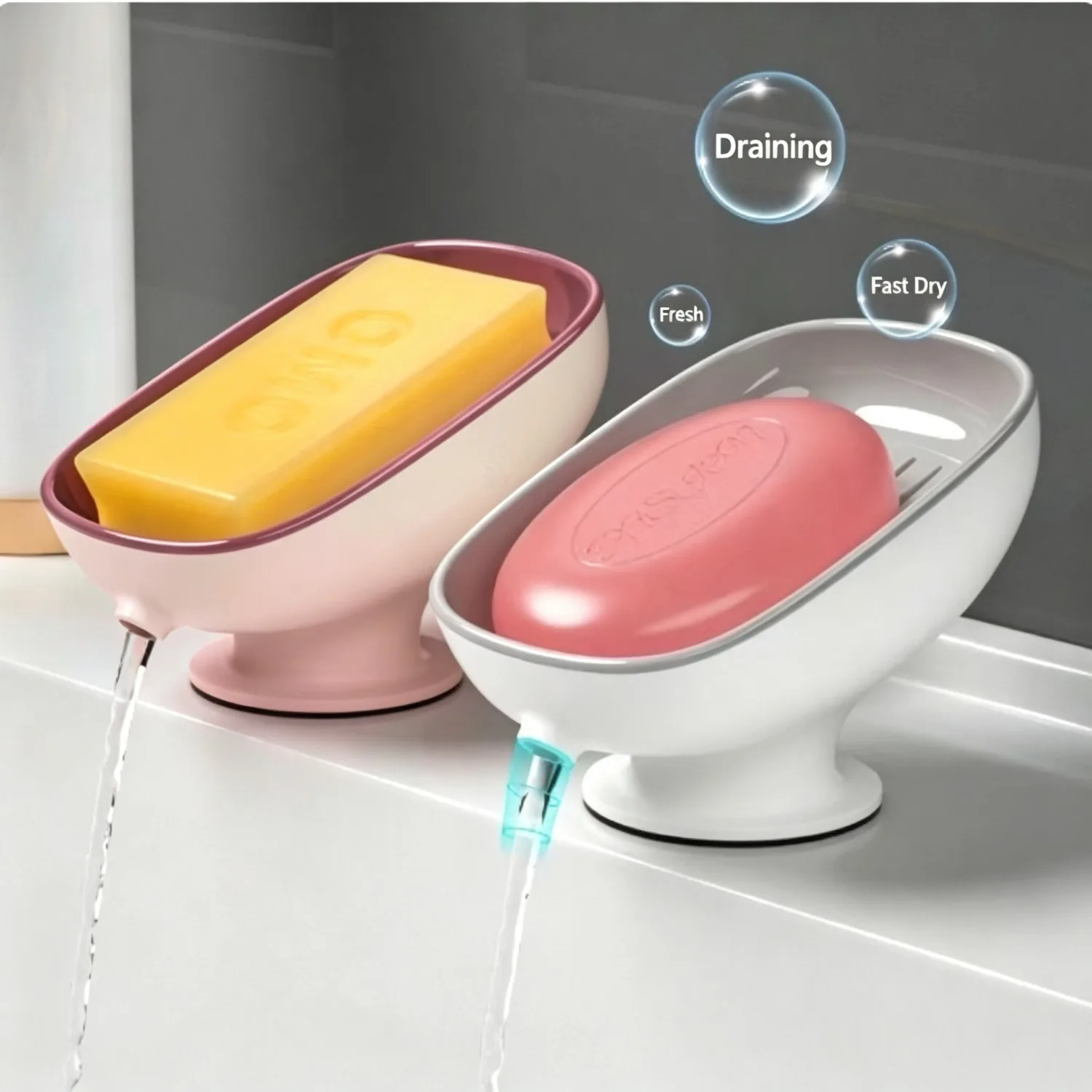 1pcs Drain Soap Holder Leaf Sh - Eco Sponge 评论和价格