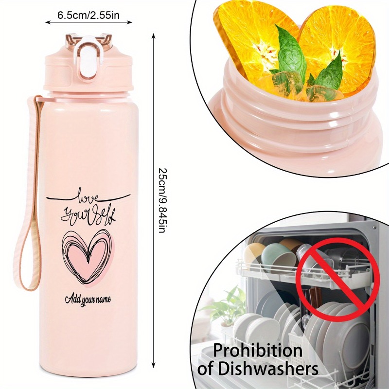25oz Customizable Text Water C - Reusable Straw 评论和价格