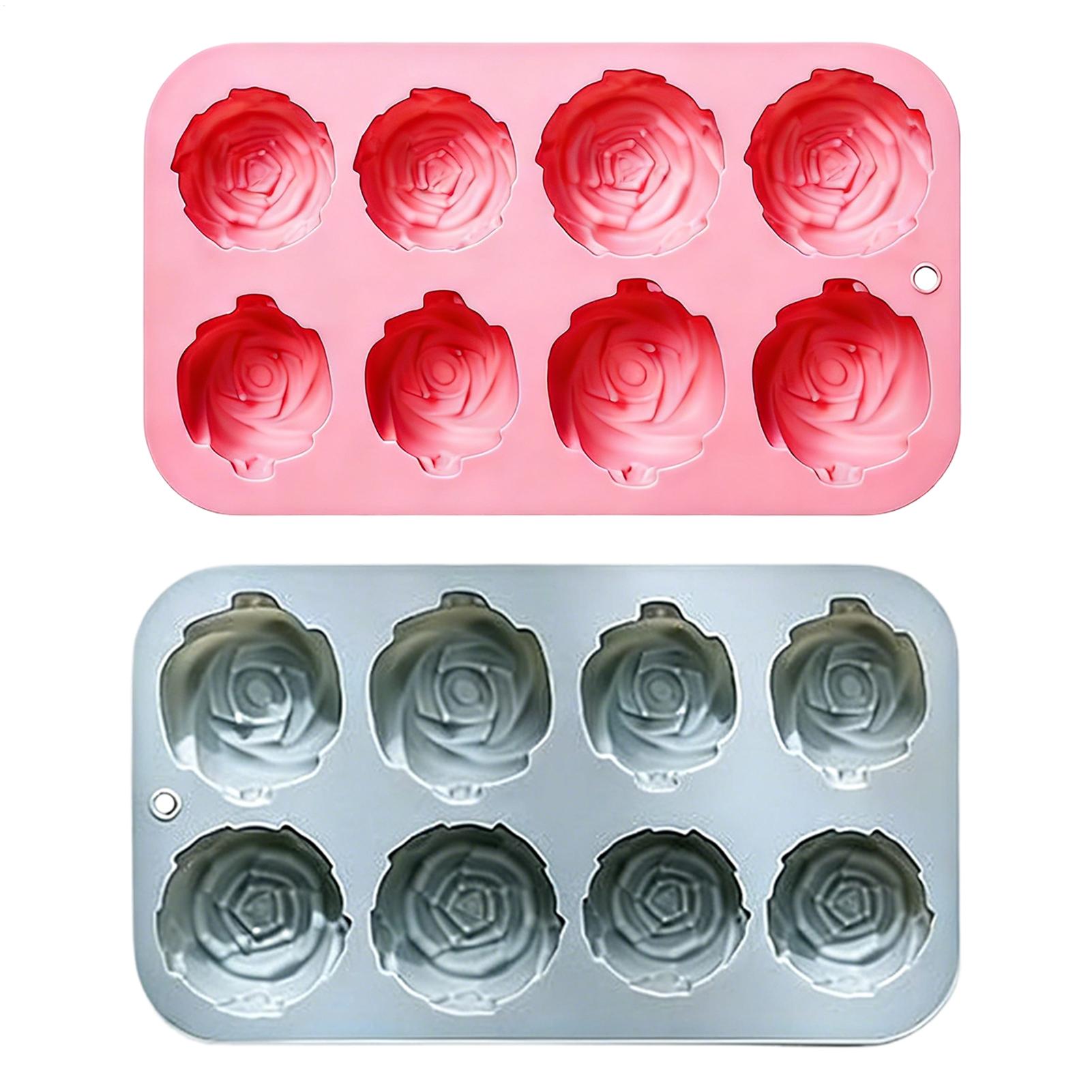 8 Holes Rose Flower Silicone M - Eco Soap 评论和价格