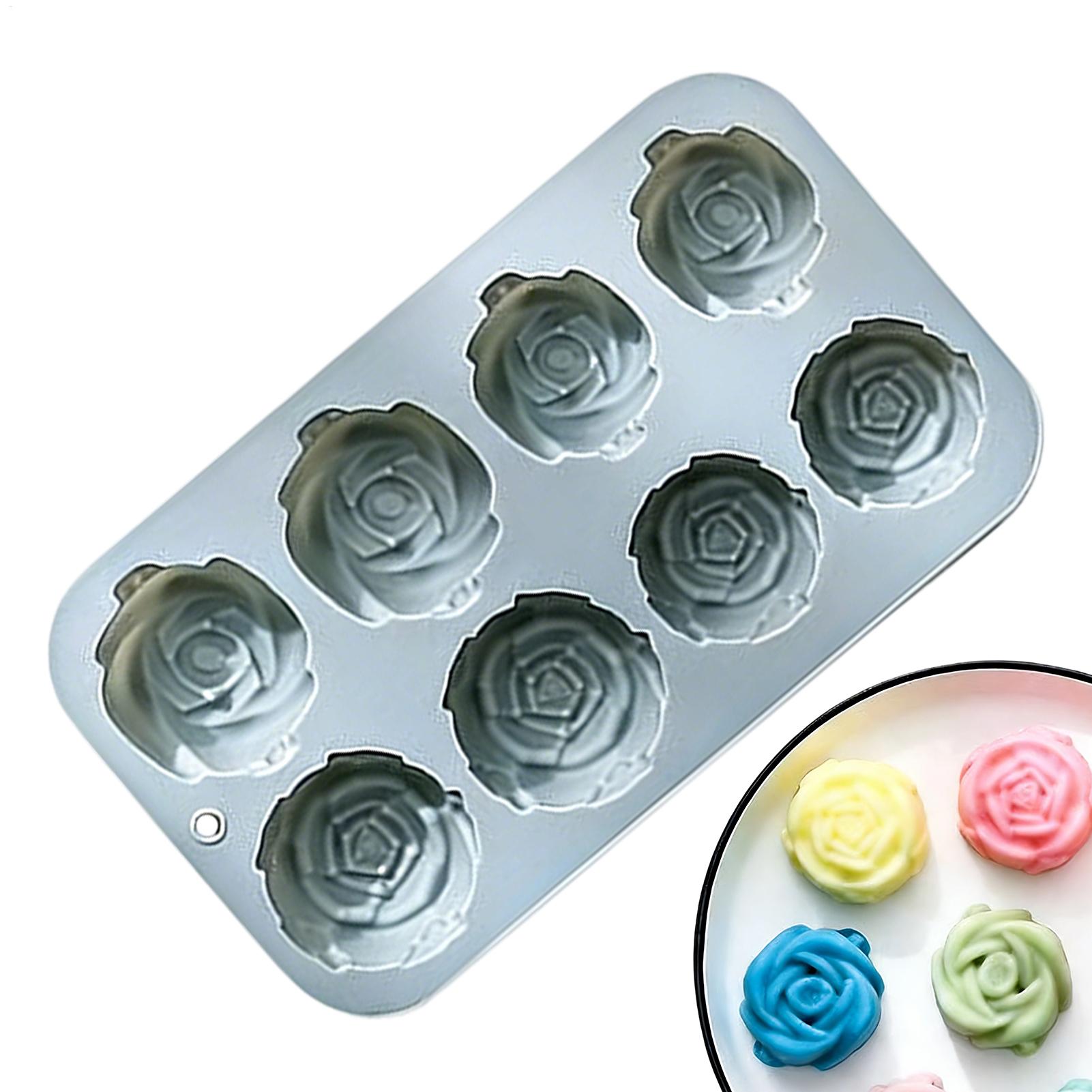 8 Holes Rose Flower Silicone M - Eco Soap 评论和价格