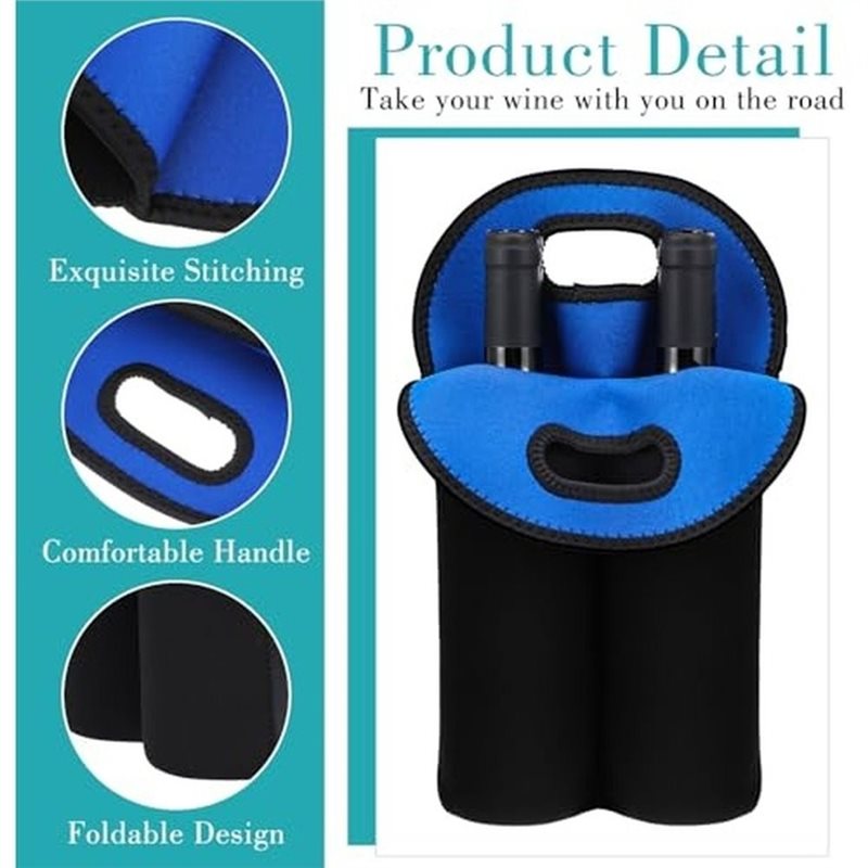 AAAN-Wine Carrier Tote Bags, F - Reusable Bottle 评论和价格
