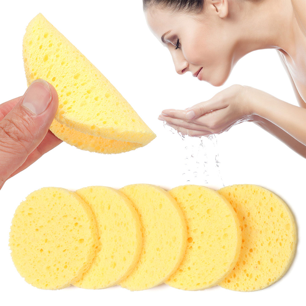 10pcs 6-9cm Yellow Face Round  - Eco Sponge 评论和价格
