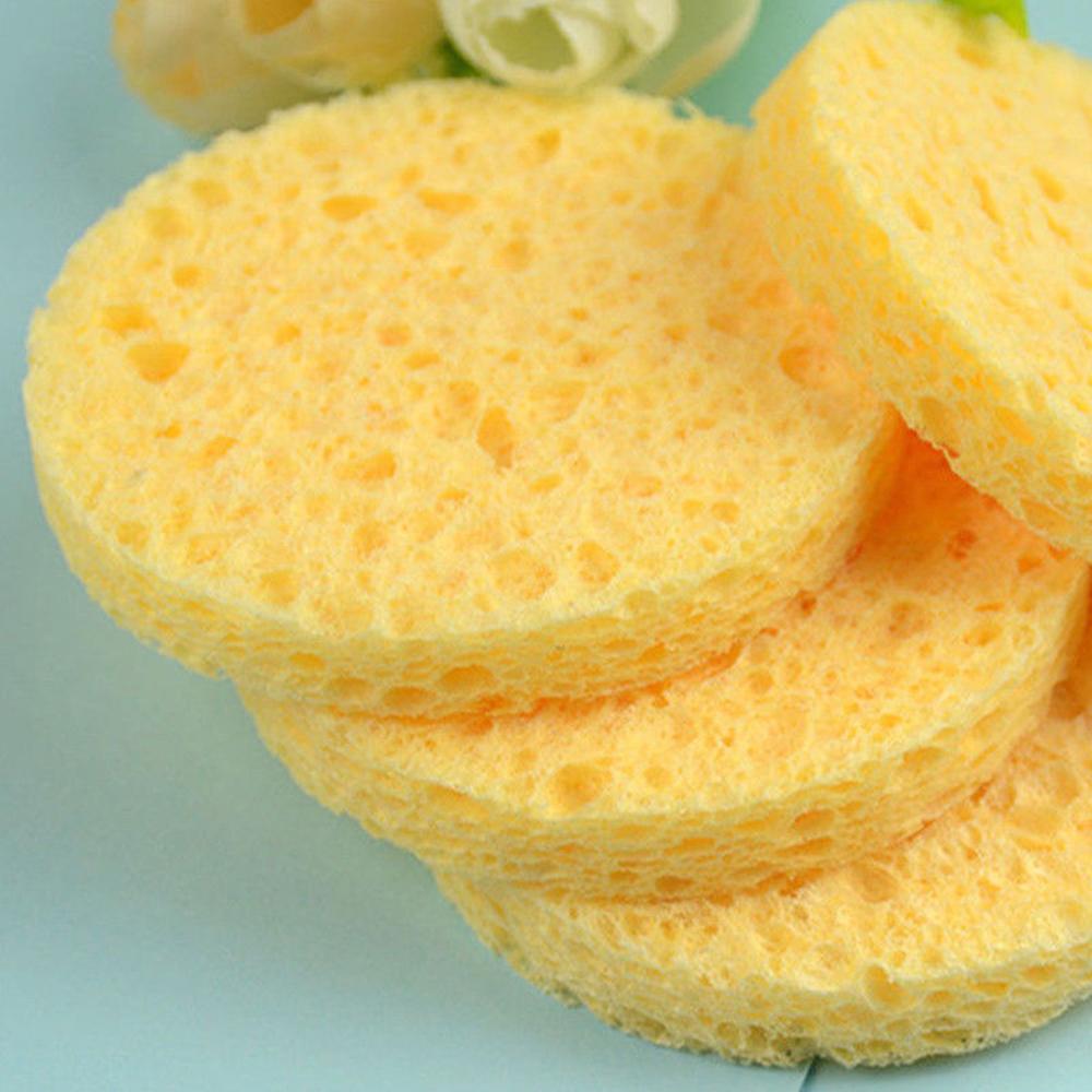 10pcs 6-9cm Yellow Face Round  - Eco Sponge 评论和价格