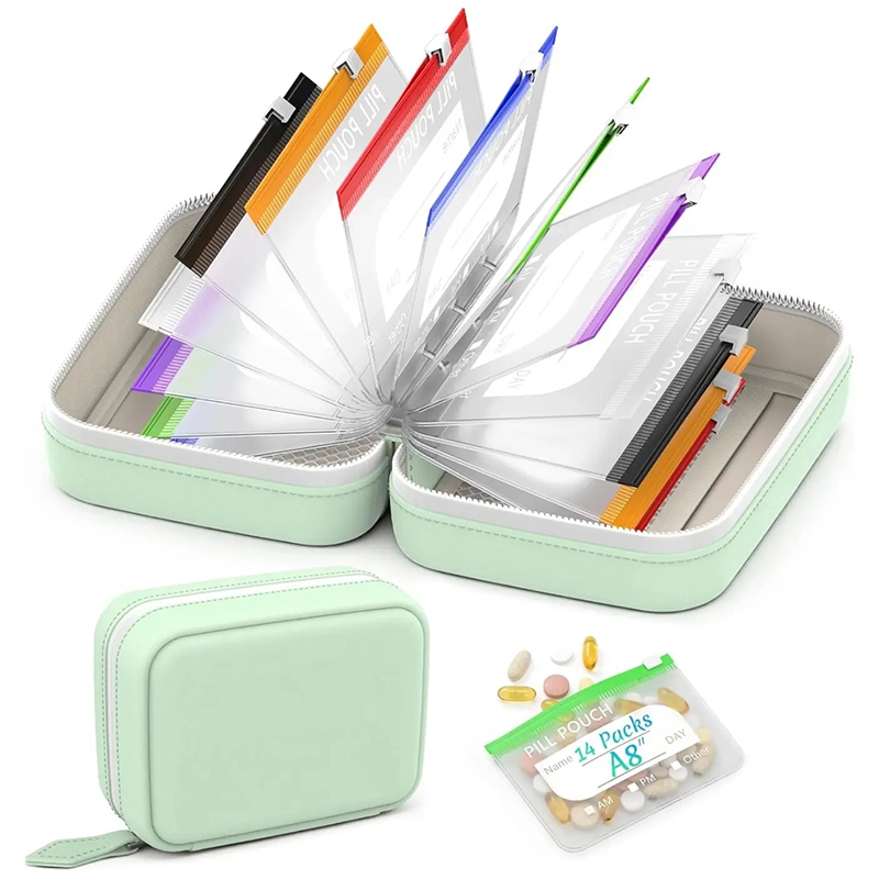 7/14 Pouch Weekly Pill Organiz - Reusable Bag 评论和价格