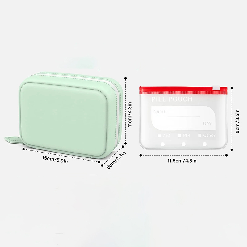 7/14 Pouch Weekly Pill Organiz - Reusable Bag 评论和价格