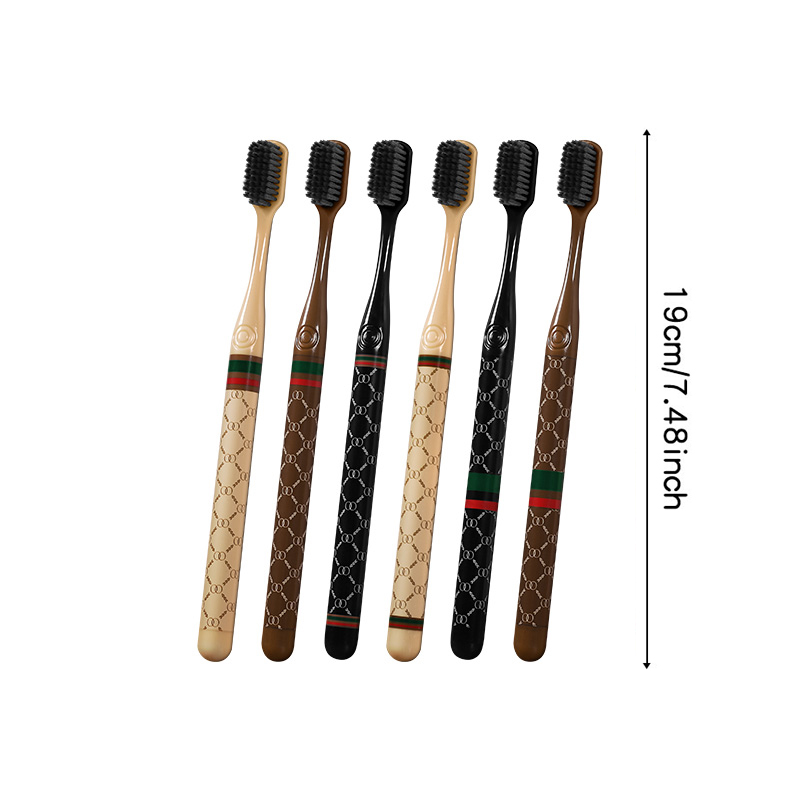 6/box soft hair teeth cleaning - Bamboo Toothbrush 评论和价格