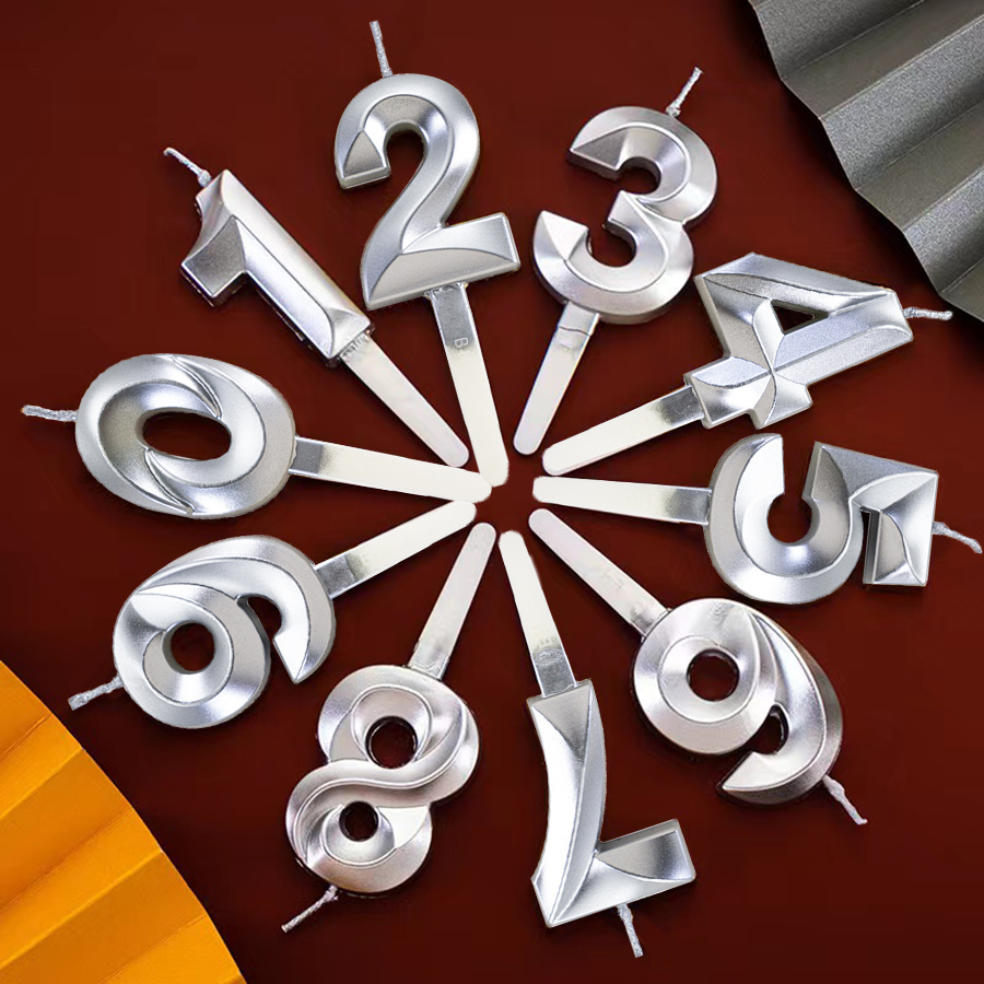 1pcs Digital Candle Number 0-9 - Beeswax Wrap 评论和价格