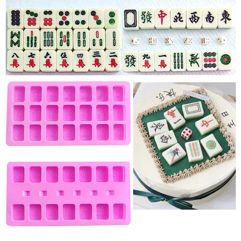 Chinese Mahjong Tile Set Silic - Eco Soap 评论和价格