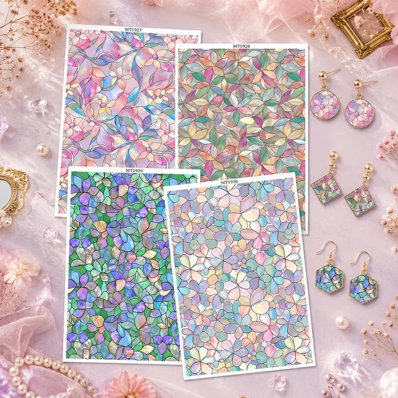 Stained Glass Flower Polymer C - Beeswax Wrap 评论和价格