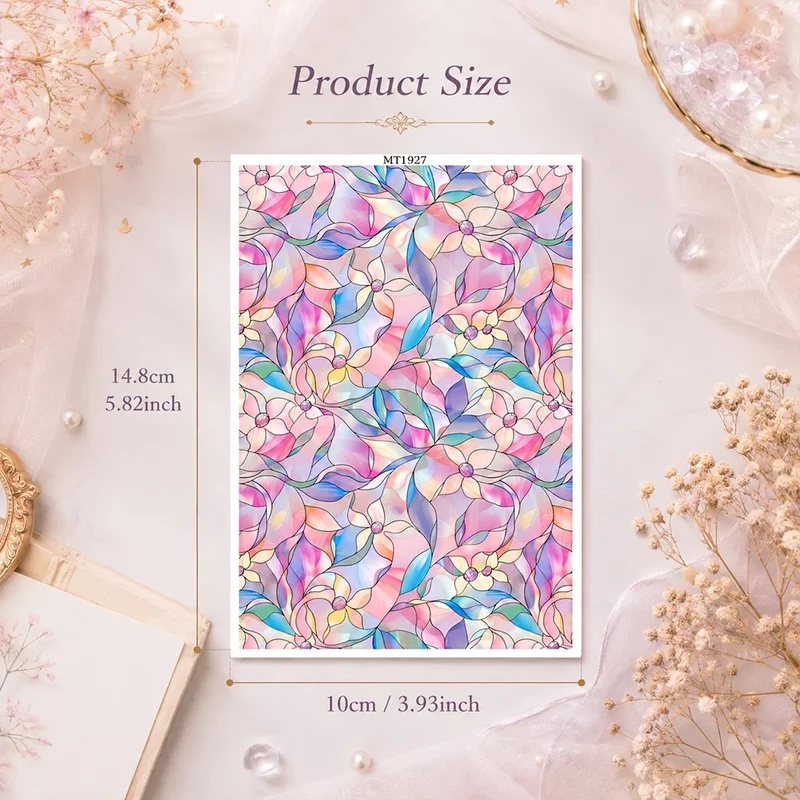 Stained Glass Flower Polymer C - Beeswax Wrap 评论和价格